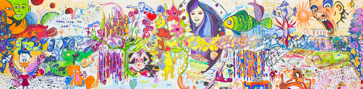 pf-050-3 (1 sur 1).jpg - Performance Sist'Arts du 31 mai 2014 Sisteron - Les Marres - L'oeuvre collective terminée !